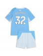 Otroški Nogometna dresi replika Manchester City Ayyoub Bouaddi #32 Domači 2026-27 Kratek rokav (+ hlače)